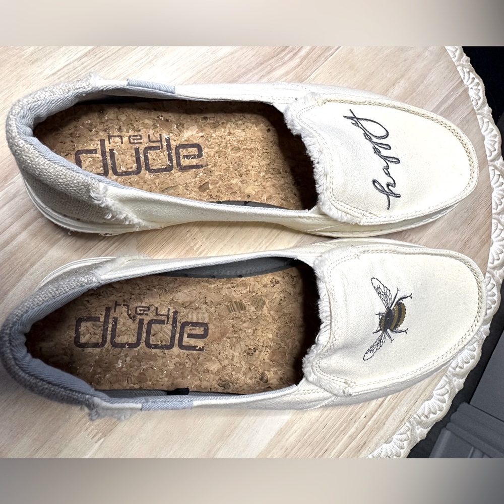 Hey Dude Canvas Shoes (Bee Happy) 🐝